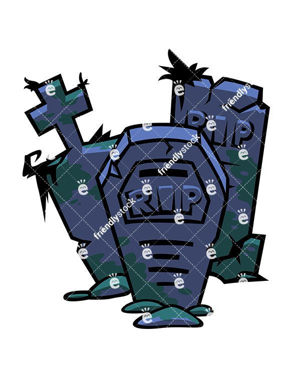 585x755 Unique Cartoon Tombstone