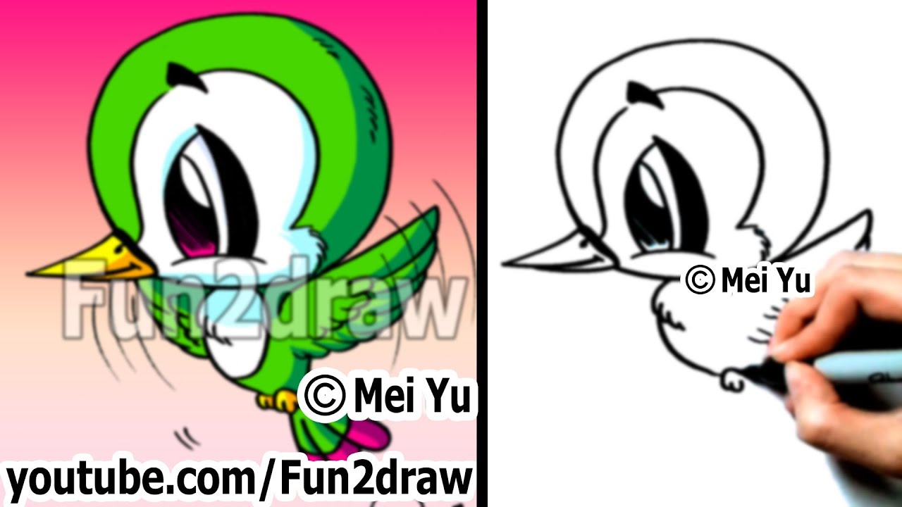 1280x720 How To Draw A Bird