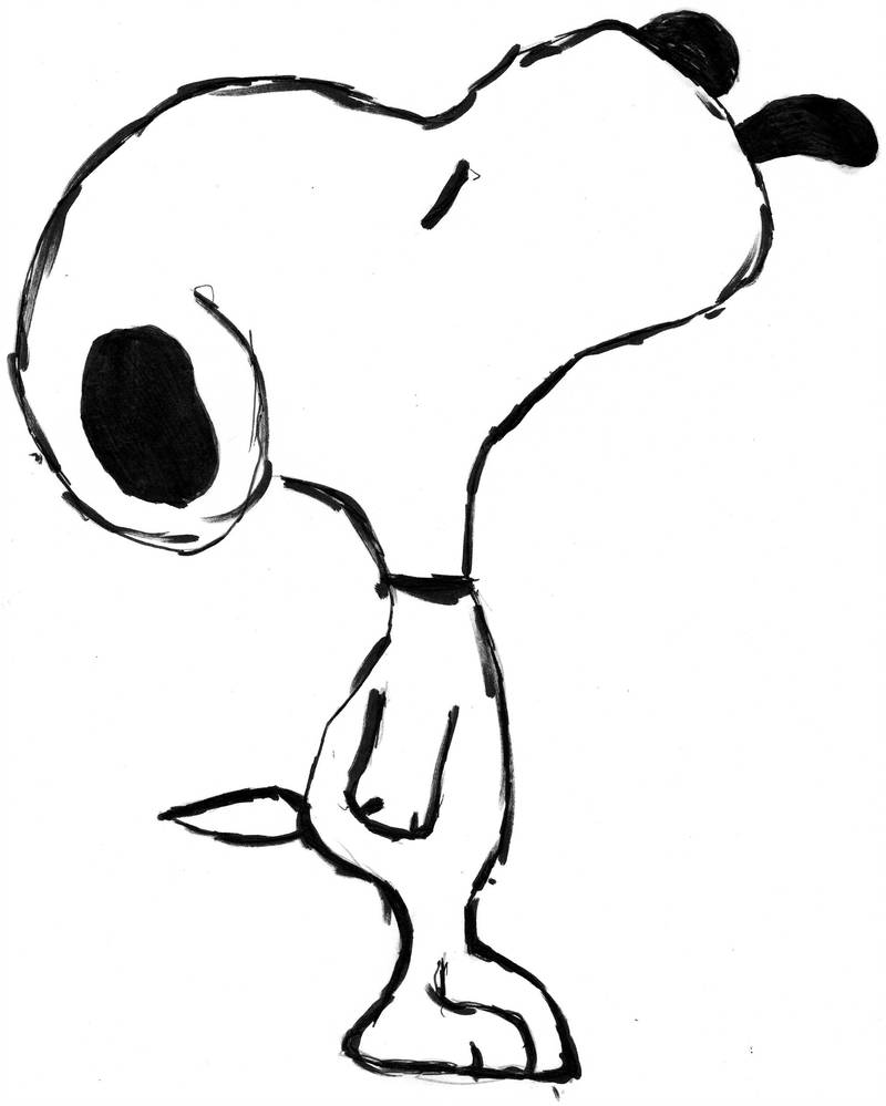 800x999 Snoopy Sticks His Tongue Out