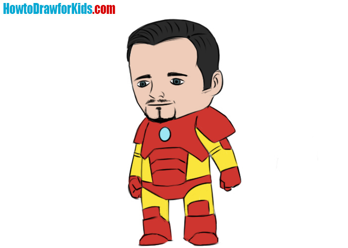 700x500 How To Draw Iron Man How To Draw For Kids