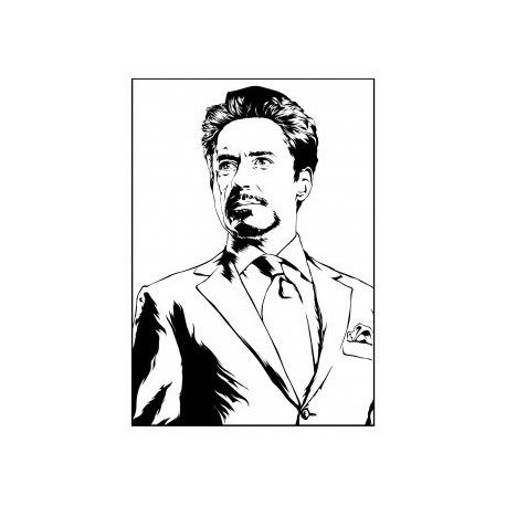 458x458 Tony Stark Free Vector