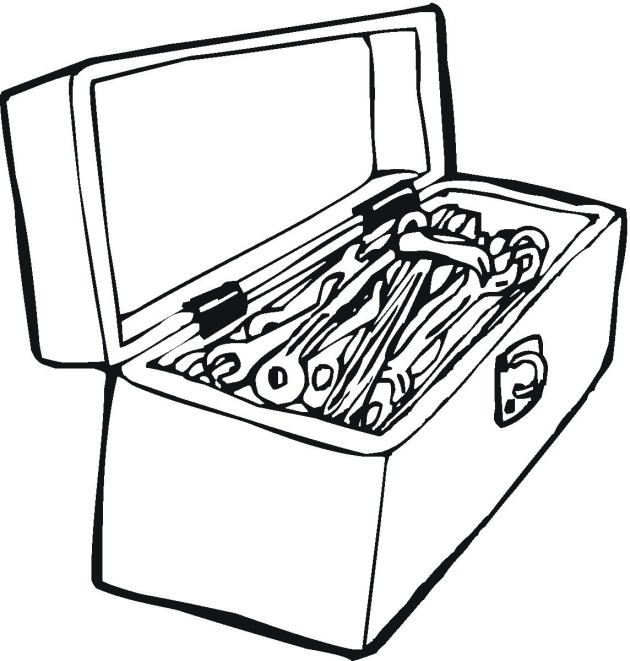 630x661 toolbox tool white tool clip art