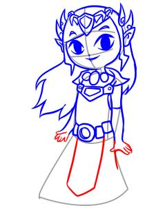 236x302 Draw Toon Zelda, Step