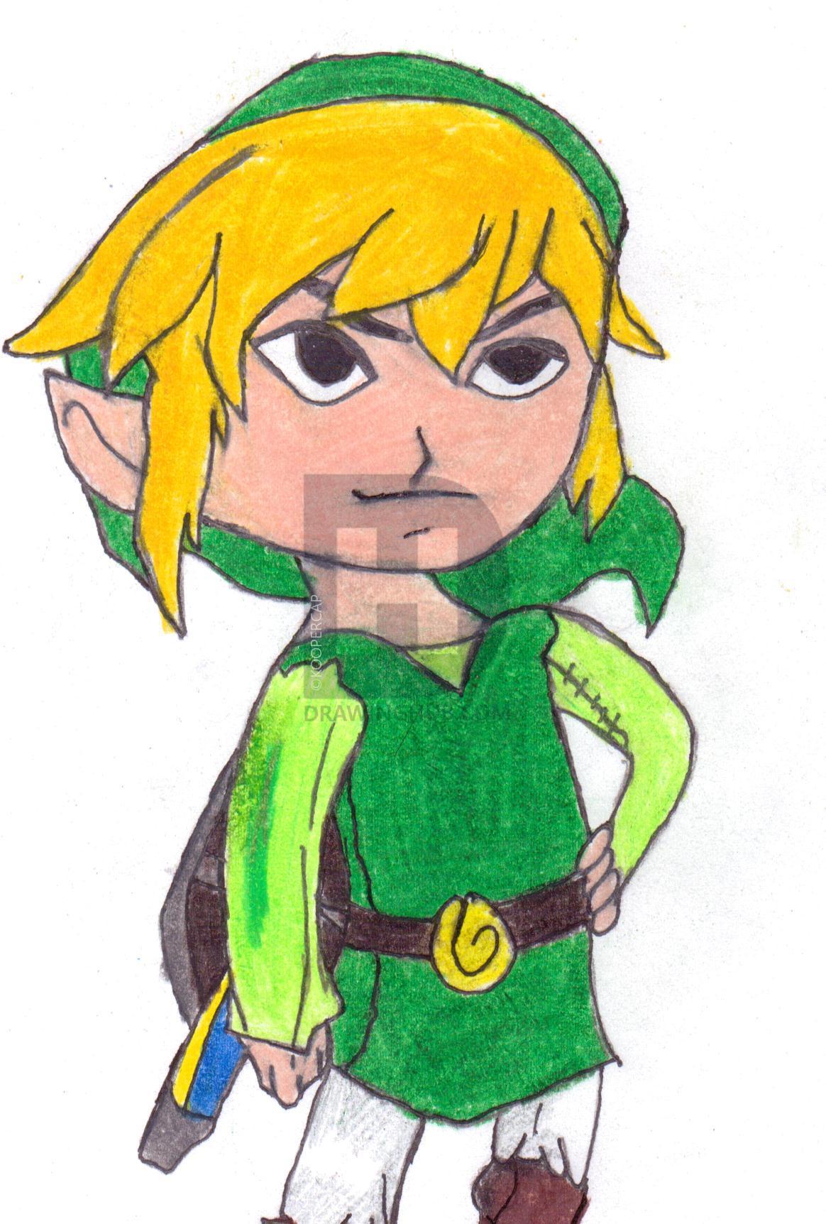 1164x1724 Toon Link Drawing
