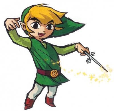 400x389 toon link drawing windwaker wond zelda legend of zelda, wind