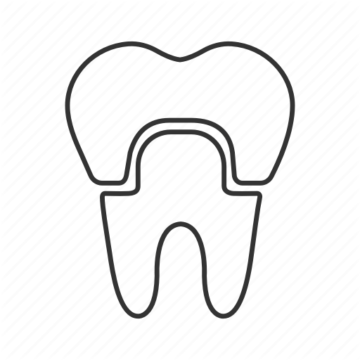 512x512 Collection Of Free Drawing Teeth Tooth Outline Download On Ui Ex