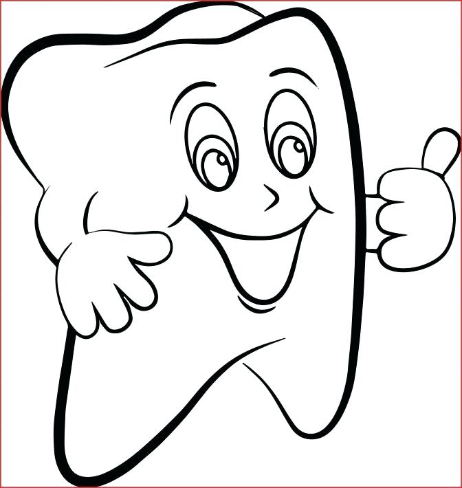 672x710 Tooth Coloring Pages Printable Tooth Coloring Pages Printable