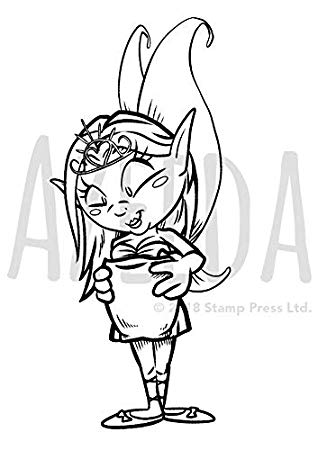 318x450 Azeeda 'tooth Fairy' Unmounted Rubber Stamp