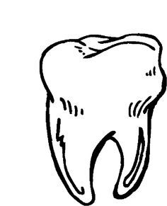 236x291 Kiezen Tanden Kleurplaat