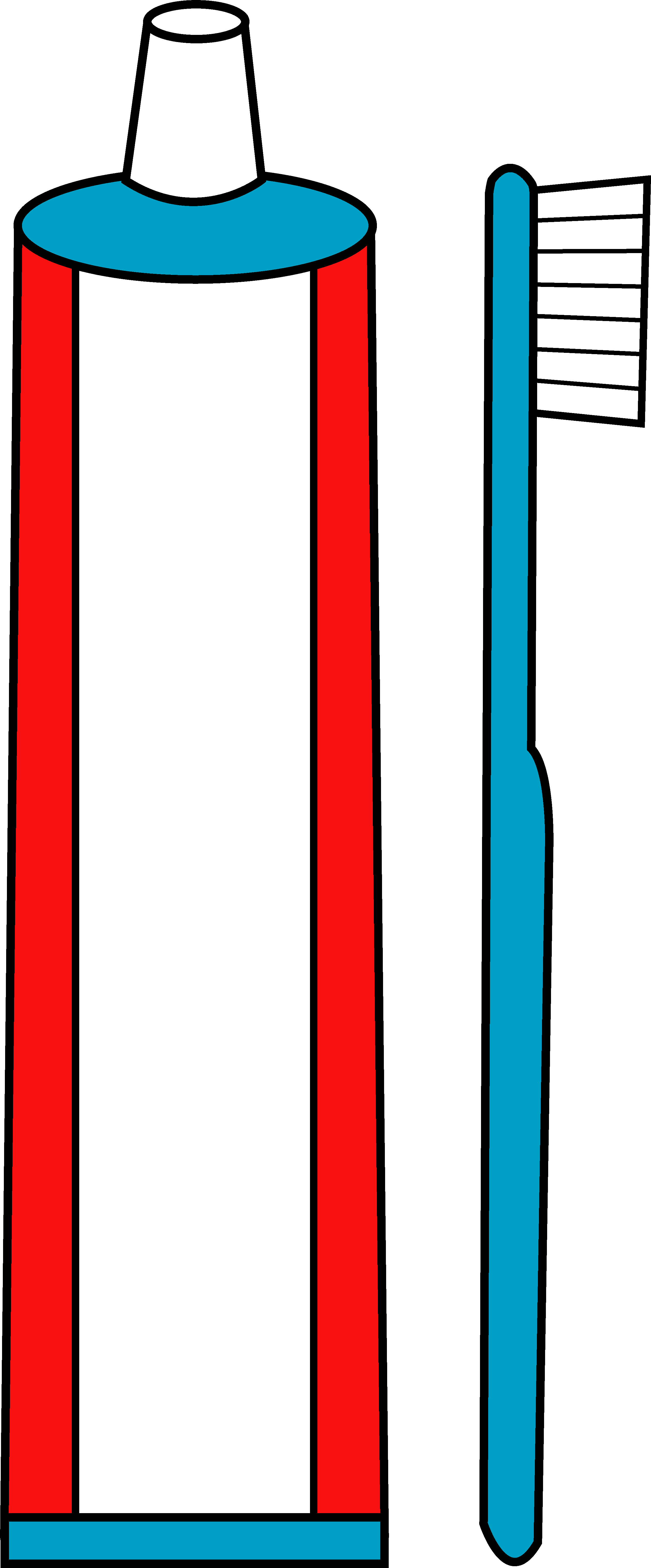 2539x6115 Toothbrush Clip Toothpaste Drawing Transparent Png Clipart Free