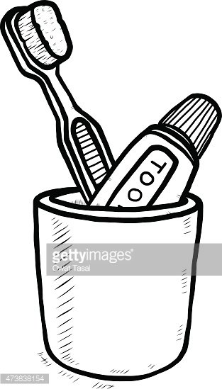 313x549 Toothbrush And Toothpaste Premium Clipart