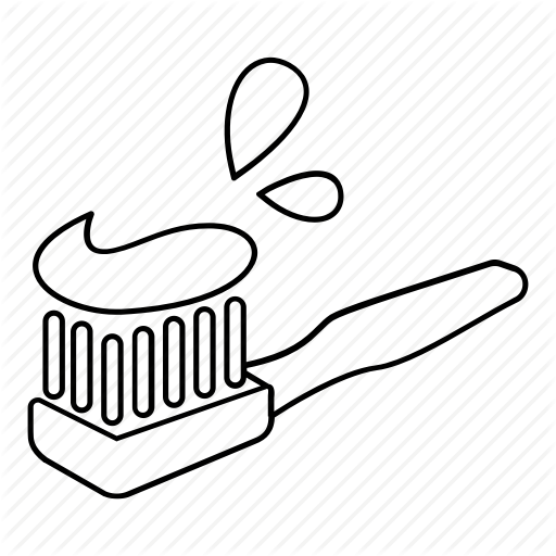 512x512 Toothbrush, Drawing, Illustration, Transparent Png Image Clipart