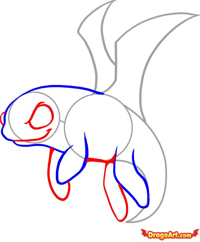 664x804 Draw Chibi Toothless, Step