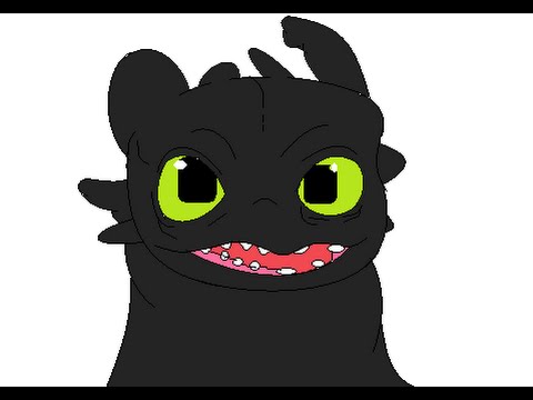 480x360 Toothless Drawing