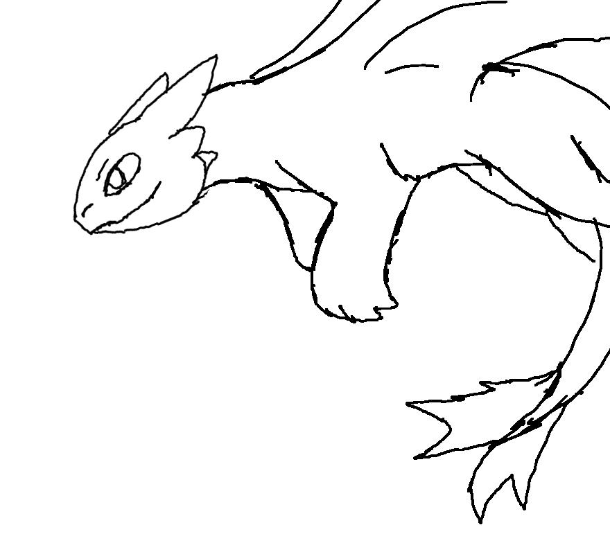 880x784 Toothless Drawing Free Download