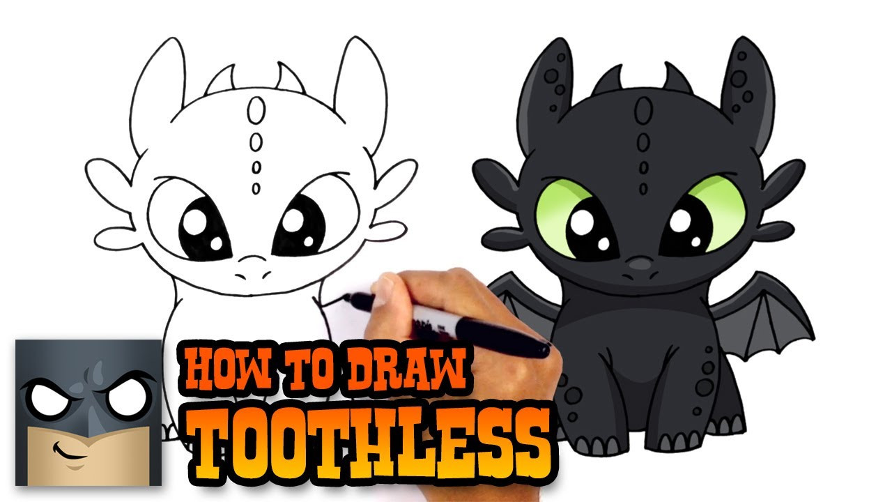 Toothless Flying Drawing