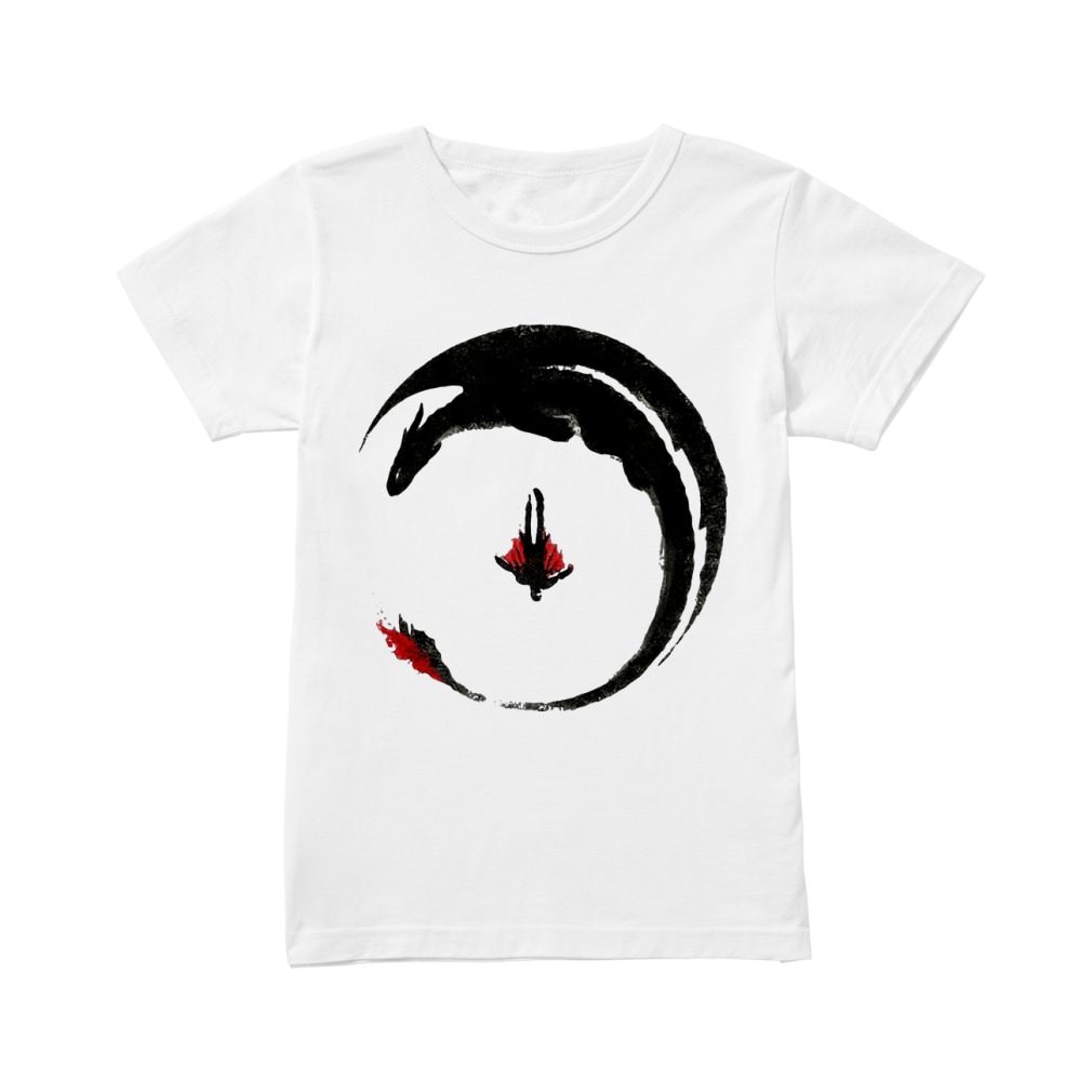 1010x1010 Official Hiccup And Toothless Flying Watercolor Drawing Shirt