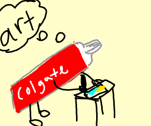 300x250 Toothpaste Drawing