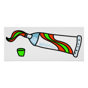 307x307 Toothpaste Posters Photo Prints Zazzle