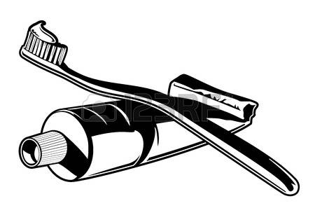 450x307 Toothpaste Clipart Black And White Collection