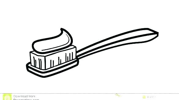585x329 Coloring Pages Toothpaste Coloring Pages Toothbrush