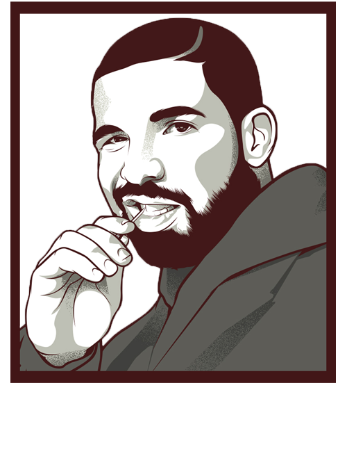 500x666 Collection Of Free Drake Drawing Iphone Download On Ui Ex