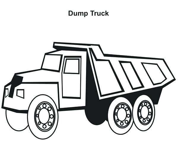 600x486 Truck Drawing Truck Drawing Top View