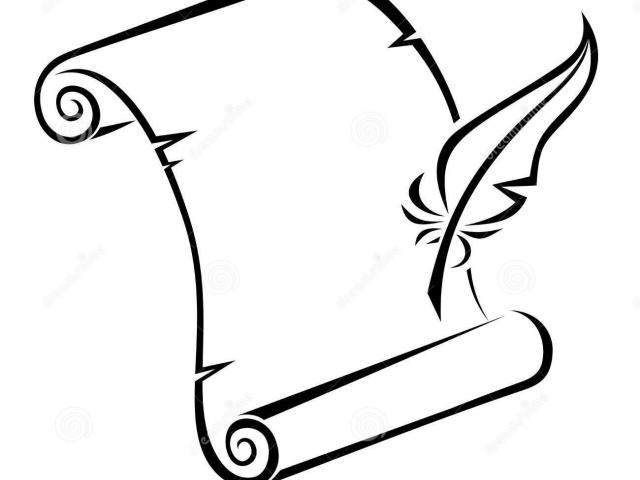 640x480 Torah Clipart Egyptian Scroll