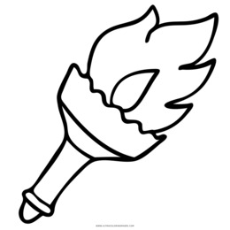 260x260 Torch, Drawing, Cartoon, Transparent Png Image Clipart Free Download