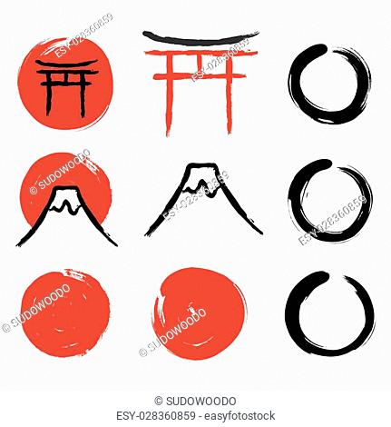 431x470 Torii Gate Hand Drawn Stock Photos And Images Age Fotostock