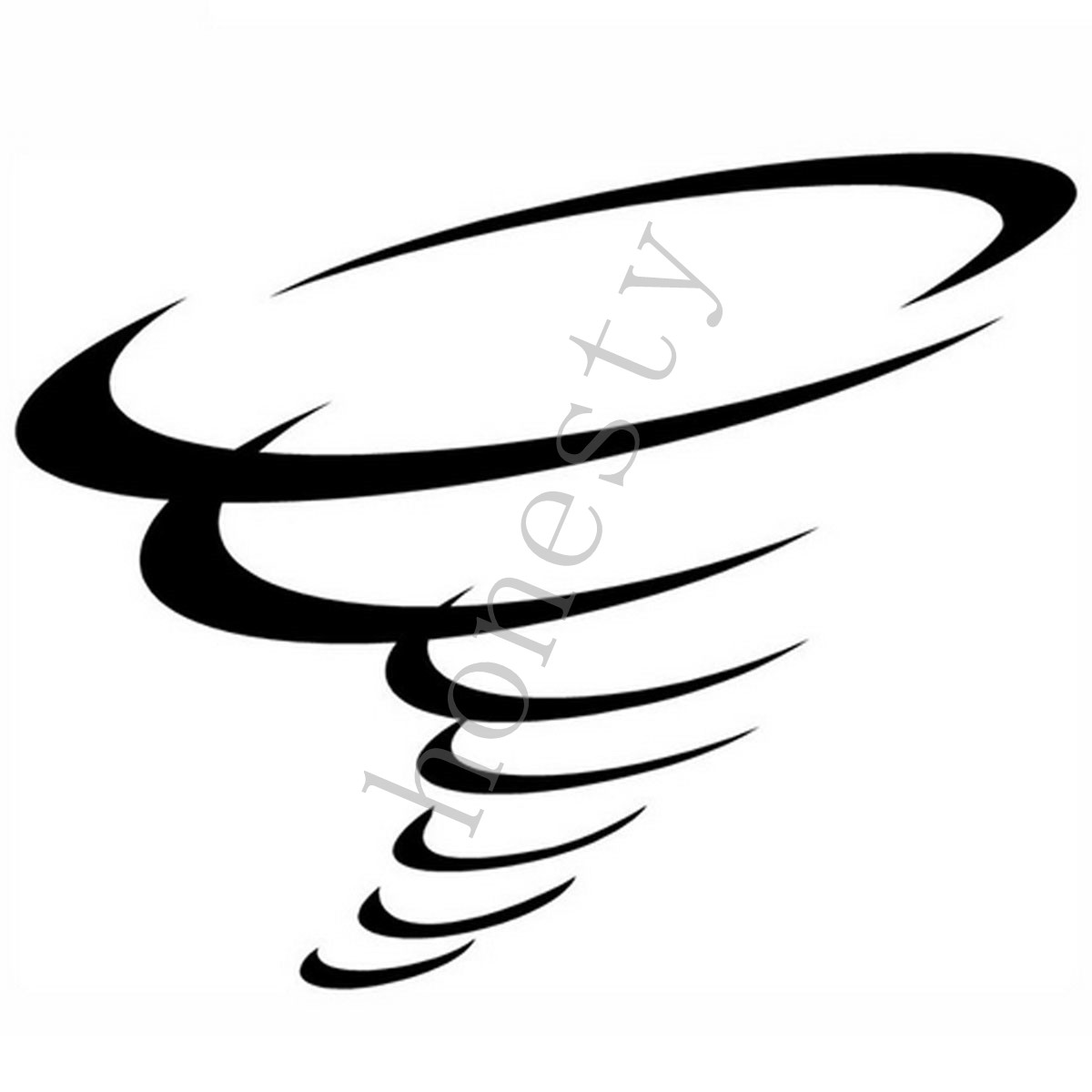 1200x1200 Tornado Car Sticker Decal Cartoon Funny Motorcycle Wall Window