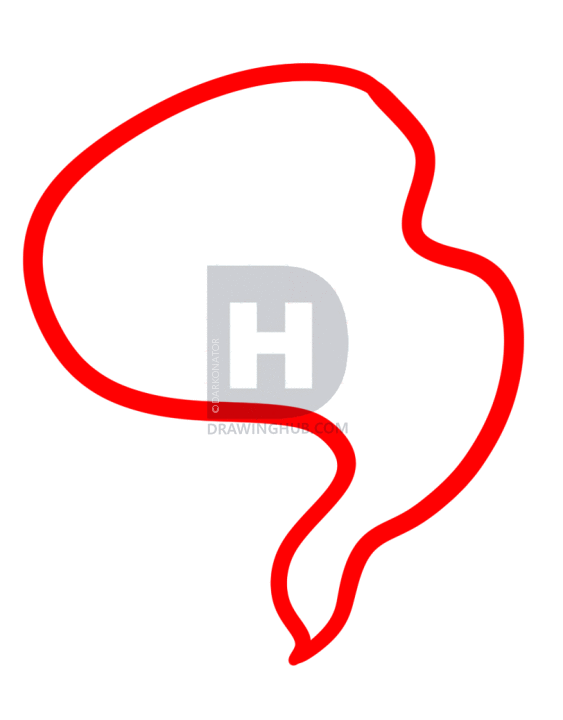 563x720 How To Draw A Twister, Tornado, Step