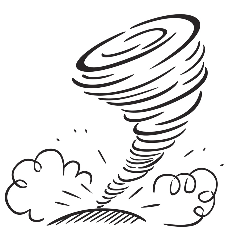 800x816 Tornado Drawing Simple For Free Download