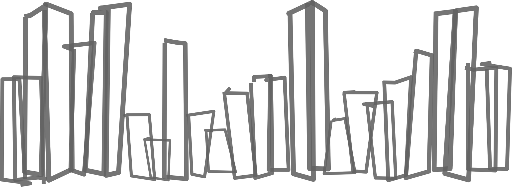 2053x750 Drawing Cityscape Sketch Transparent Png Clipart Free Download