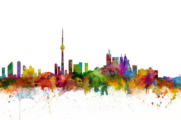 Toronto Skyline Drawing | Free download on ClipArtMag