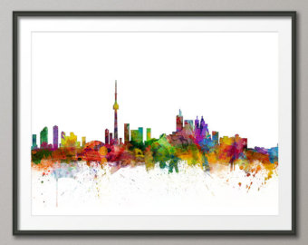 340x270 Toronto Skyline Etsy