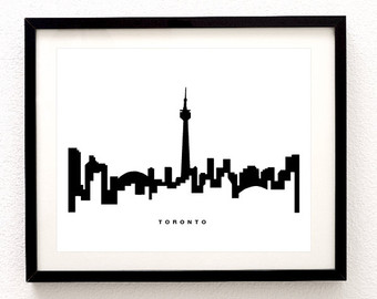 340x270 Toronto Wall Art Etsy