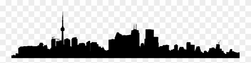 880x223 Cn Tower Skyline Silhouette