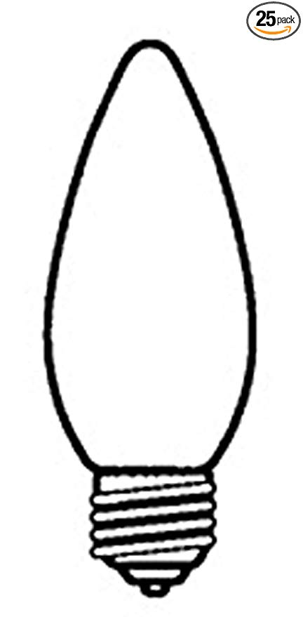 432x879 Bampp Lamp Bulb, Frost, Standard Base, Et Torpedo