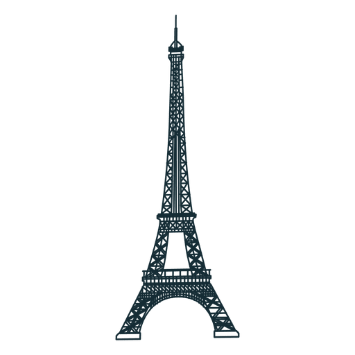 512x512 Eiffel Tower Cartoon
