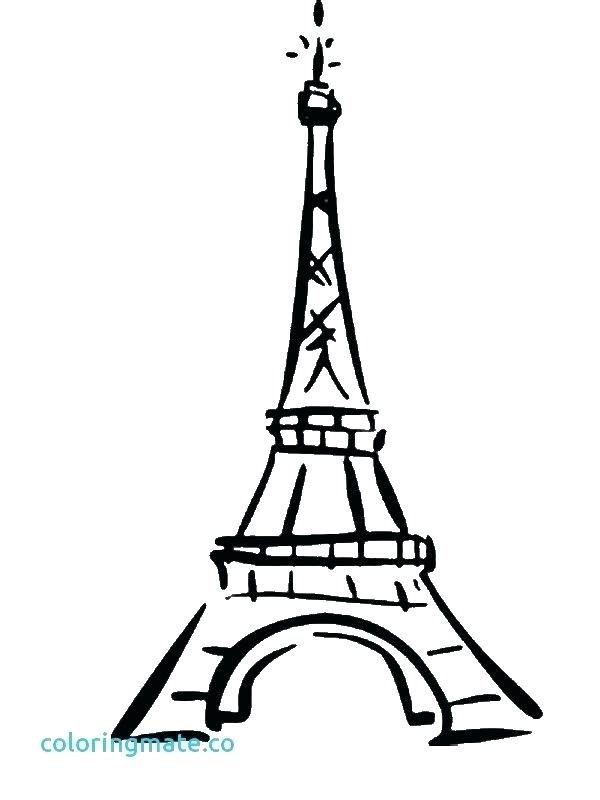 600x800 Printable Picture Of Eiffel Tower Print Adult Buildings And Tower