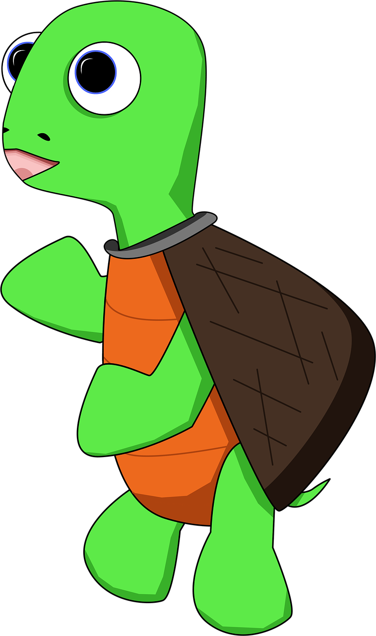 758x1280 Turtle, Cartoon, Cute, Tortoise, Animal