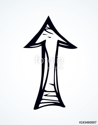 394x500 Arrow Symbol Vector Drawing Stock Image And Royalty Free Vector