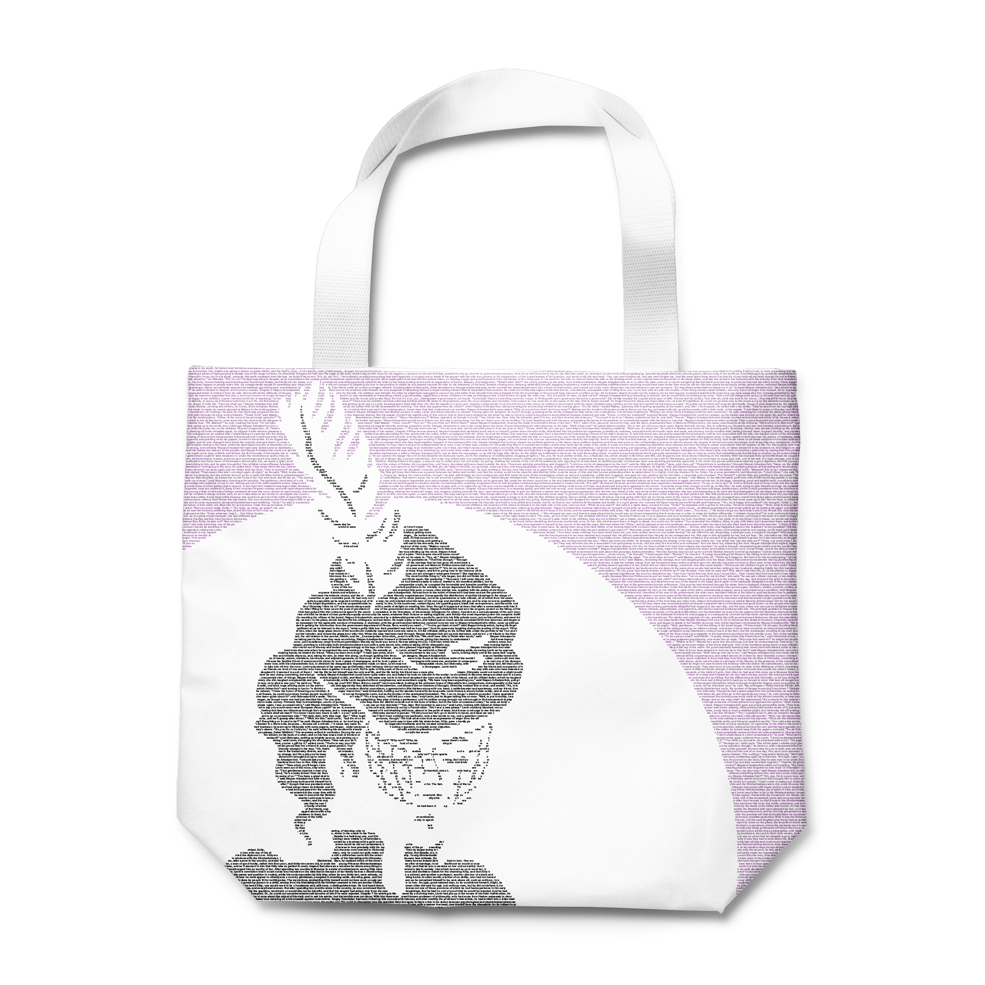 1980x1980 Litographs Anna Karenina Book Tote