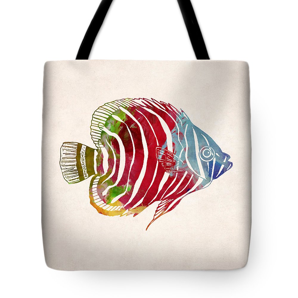 1000x1000 Tropical Fish Drawing Tote Bag For Sale