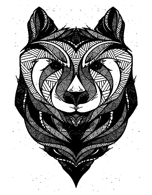 600x771 Totem Pole Tattoo Tiki Bear Drawing