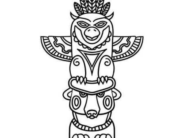 640x480 Totem Pole Clipart Free Clip Art Stock Illustrations