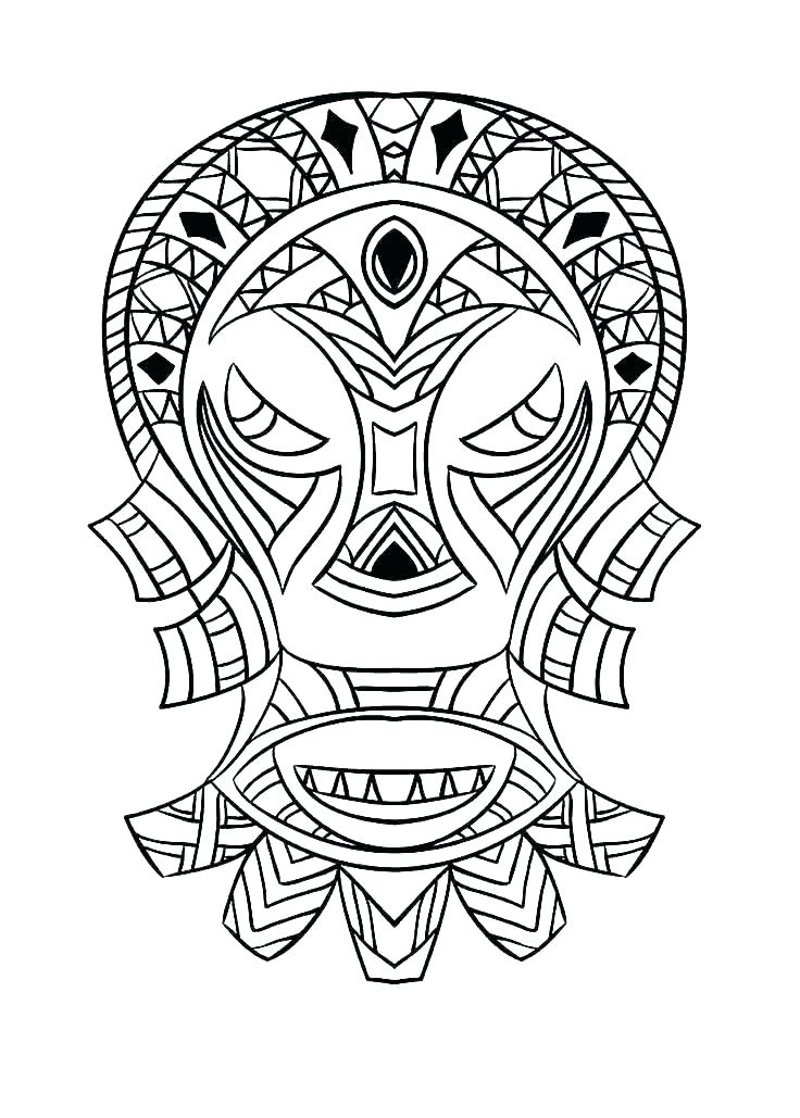 736x1029 Totem Pole Coloring