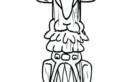 420x270 totem pole coloring pages and native american totem pole