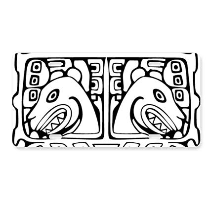 425x425 Ferrylife Indian Abstract Line Drawing Totem Pole Face